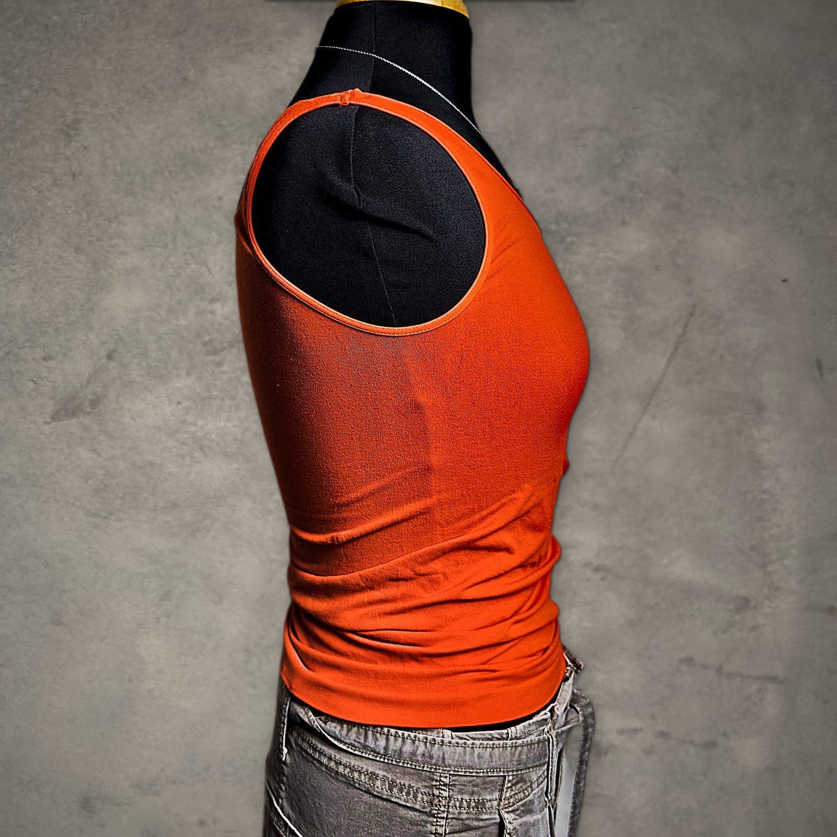 Nikibiki Seamless Tank Top Womens One Size Orange Minimalist