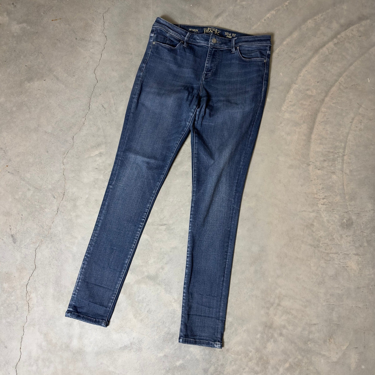 Buckle Black Fit No. 76 Skinny Jeans Womens 30x32 Dark Blue