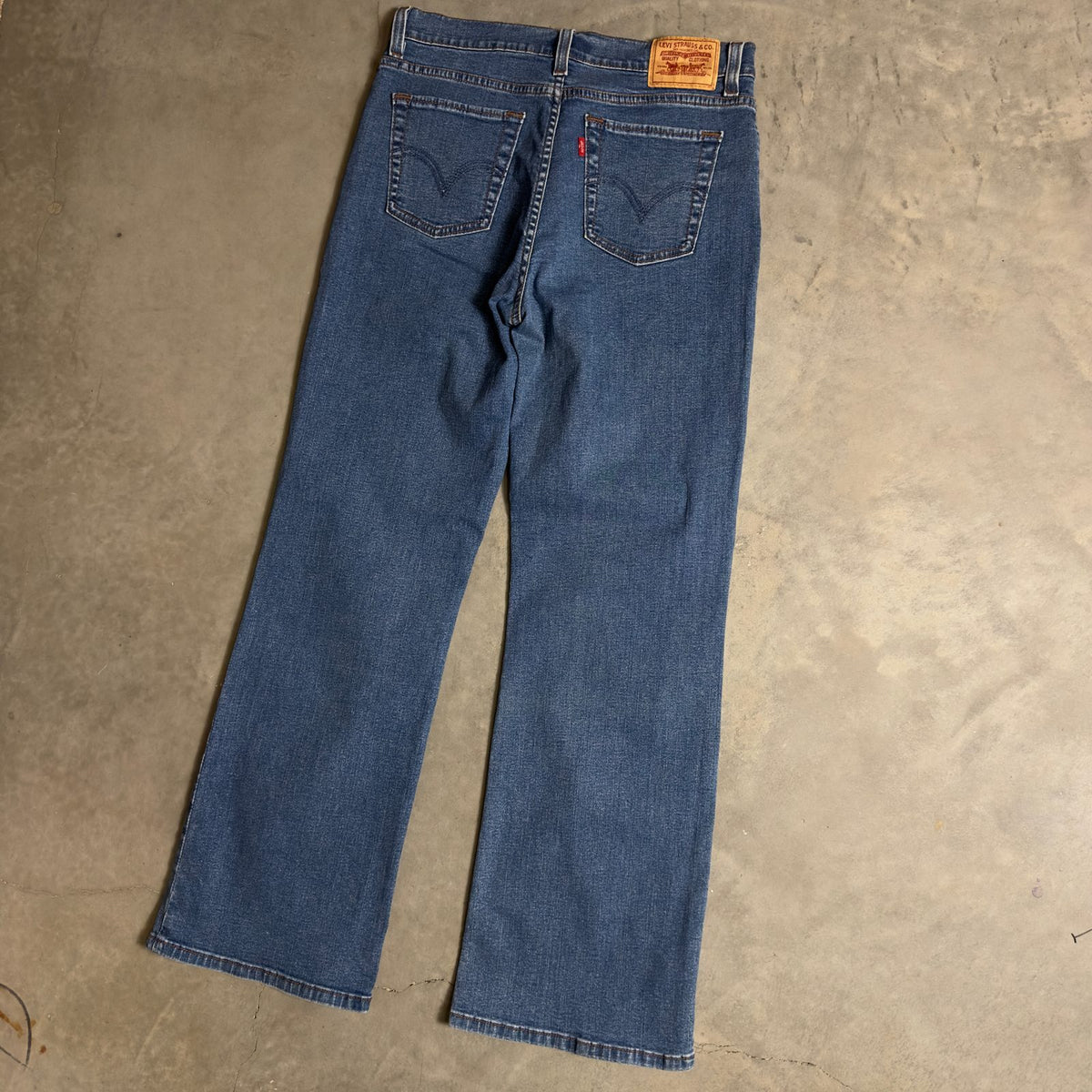Levi's 512 Bootcut Jeans Womens 12S Medium Wash