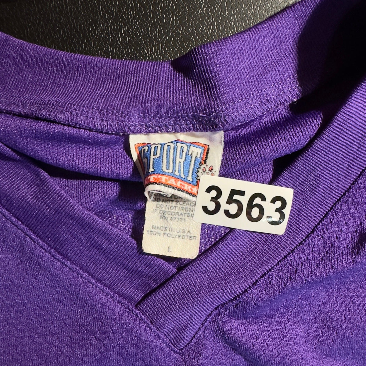 Vintage Sport Attack Mens L Purple Randy Moss Vikings Jersey