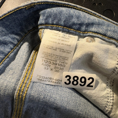 Lee Carpenter Jeans Mens 33x30 Medium Wash Workwear Baggy