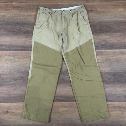 Vintage Remington Brush Pants Mens 32x30 Tan Olive Hunting