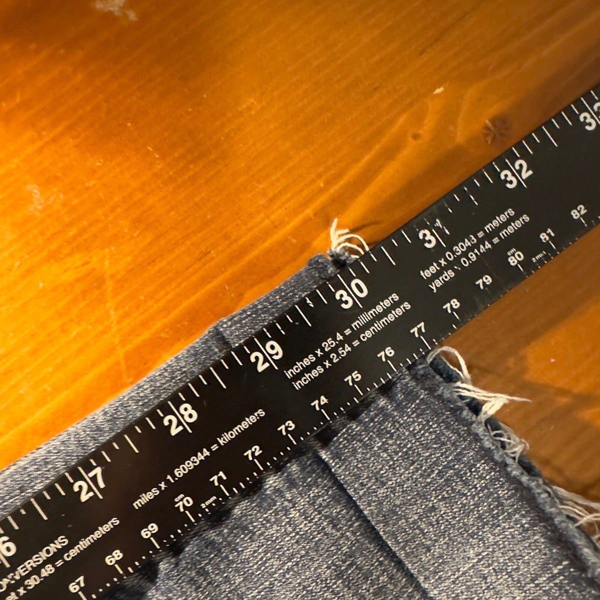 Maurices Skinny Jeans Womens L-REG Raw Hem Medium Wash Denim