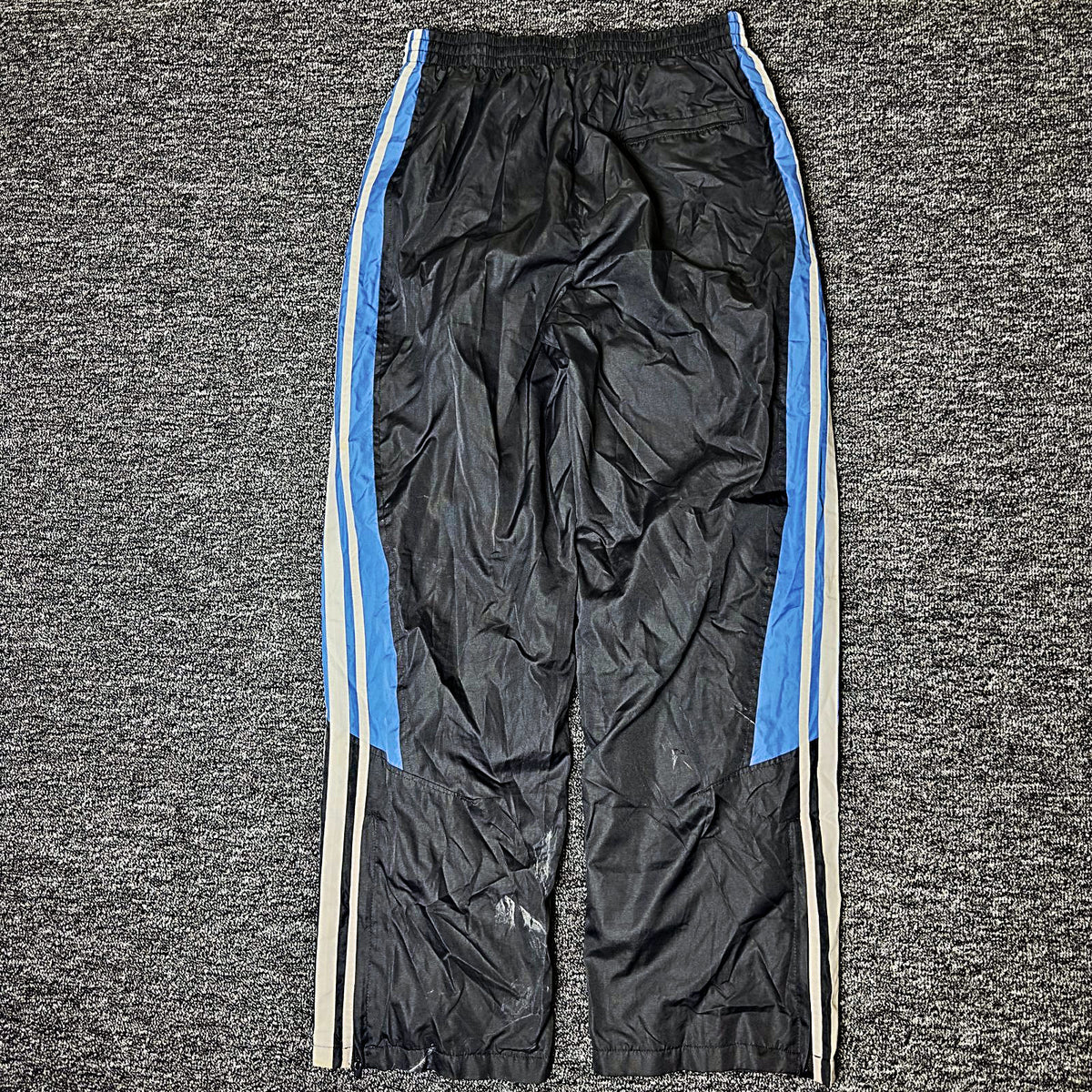 Vintage Energy Zone Track Pants Mens L Gray Blue Baggy
