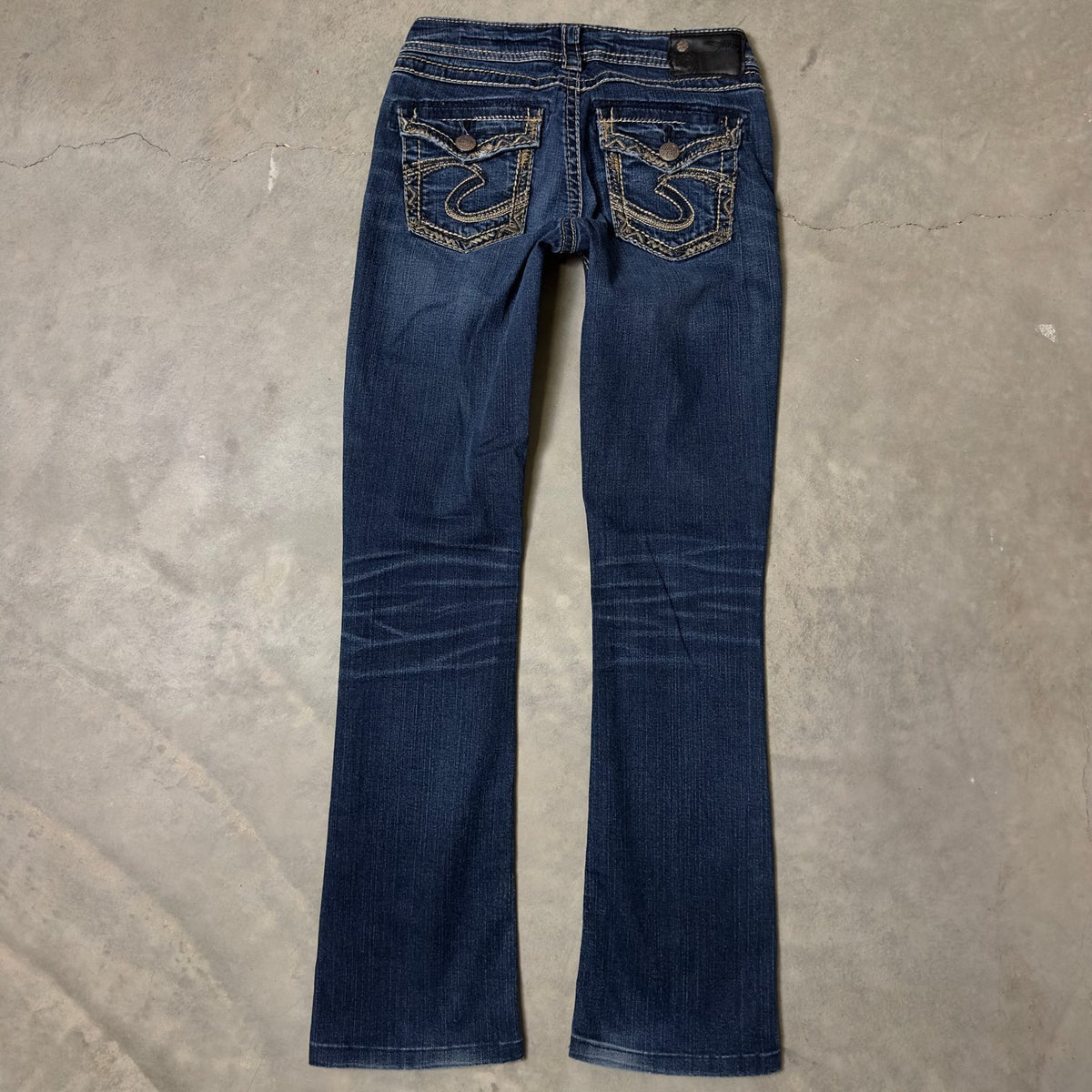 Silver Jeans Aiko Slim Bootcut Womens 26x33 Dark Wash