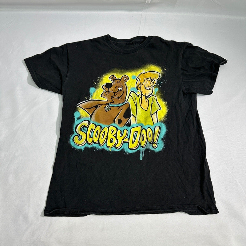 Scooby-Doo Graphic T-Shirt Black Short Sleeve Cartoon Tee