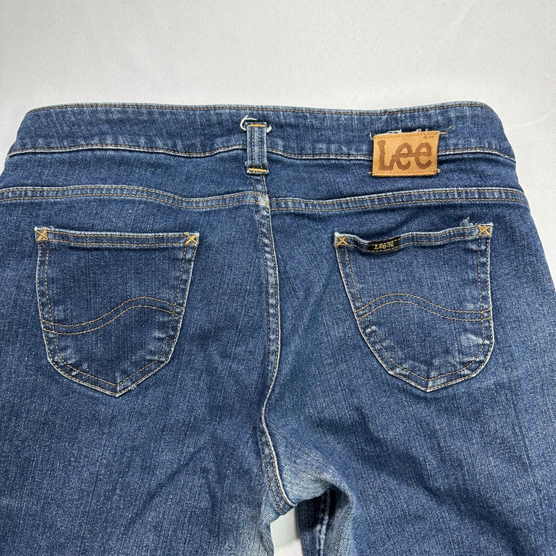 Lee Leola Jeans 32x32 Vintage Y2K Flare Leg Low Rise Medium