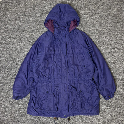 Columbia Hooded Parka Jacket Womens L Purple Gorpcore