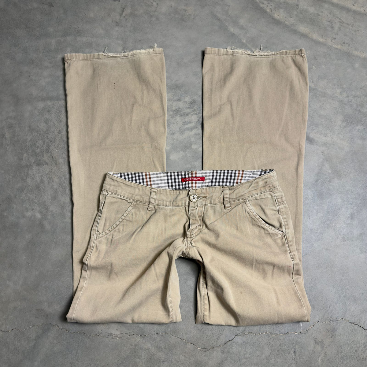 Unionbay Baggy Khaki Pants Womens 5 Stretch