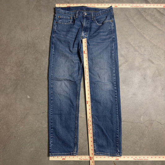 Vintage Levi's 505 Regular Fit Jeans Mens 34x30 Blue Baggy Streetwear Heritage