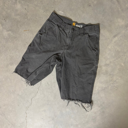 Carhartt Relaxed Fit Carpenter Shorts Mens 28 Grey Baggy