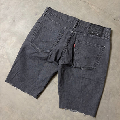 Levi's 511 Slim Cut Off Denim Shorts Mens 33