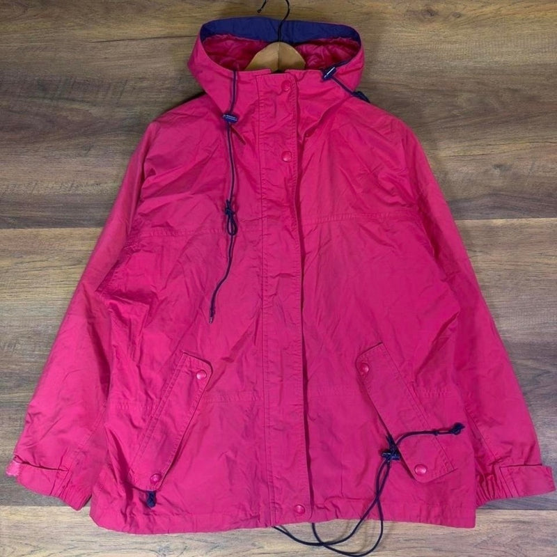 Vintage Eddie Bauer Jacket Womens M Pink Gore-Tex Hooded