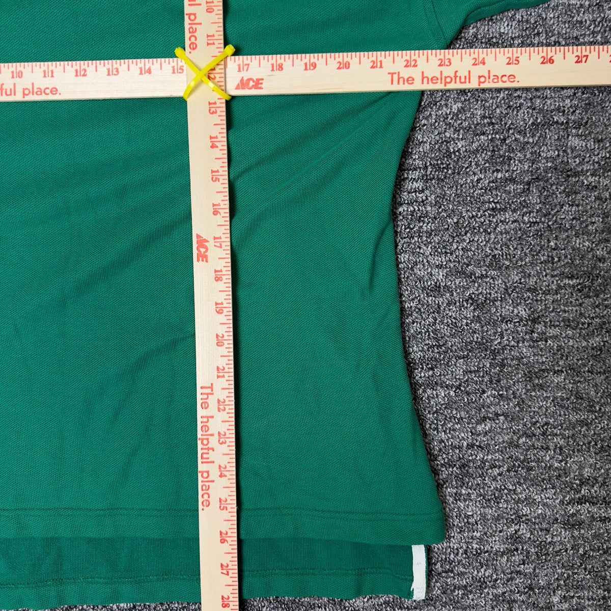 London Fog Polo Shirt Mens M Green Short Sleeve