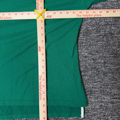 London Fog Polo Shirt Mens M Green Short Sleeve
