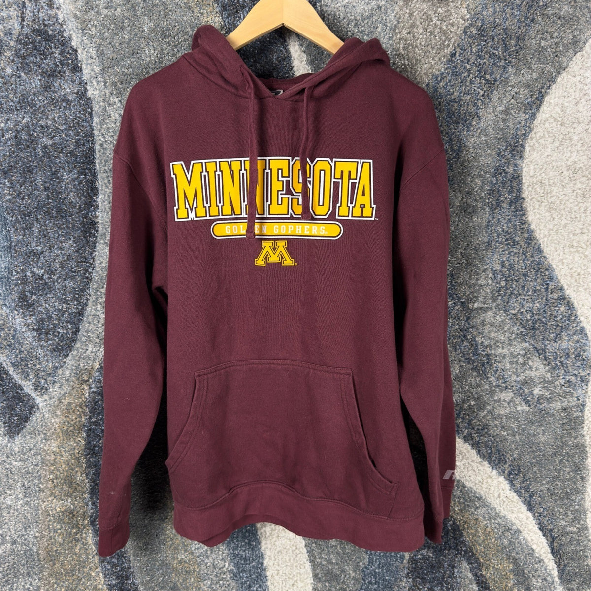 Russell Athletic Minnesota Gophers Hoodie Mens L Maroon NCAA