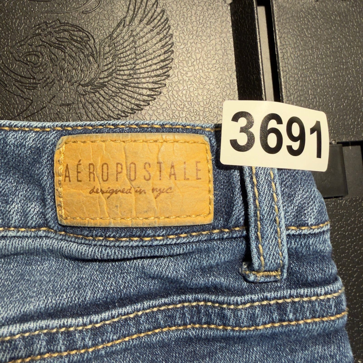 Aeropostale Skinny Jeans Womens 4 Short Blue