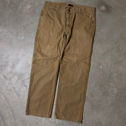 Wolverine Carpenter Pants Mens 38x32 Khaki Workwear