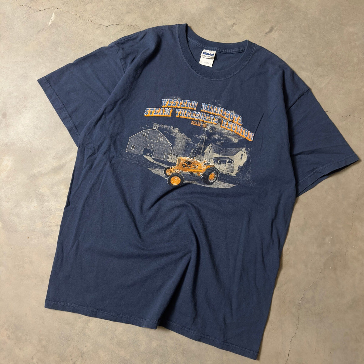 Vintage Gildan Steam Threshers Reunion T-Shirt Mens Large Na