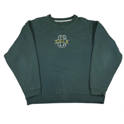Vintage Blackwater Bay Sweatshirt Mens L Cole Patch Crewneck