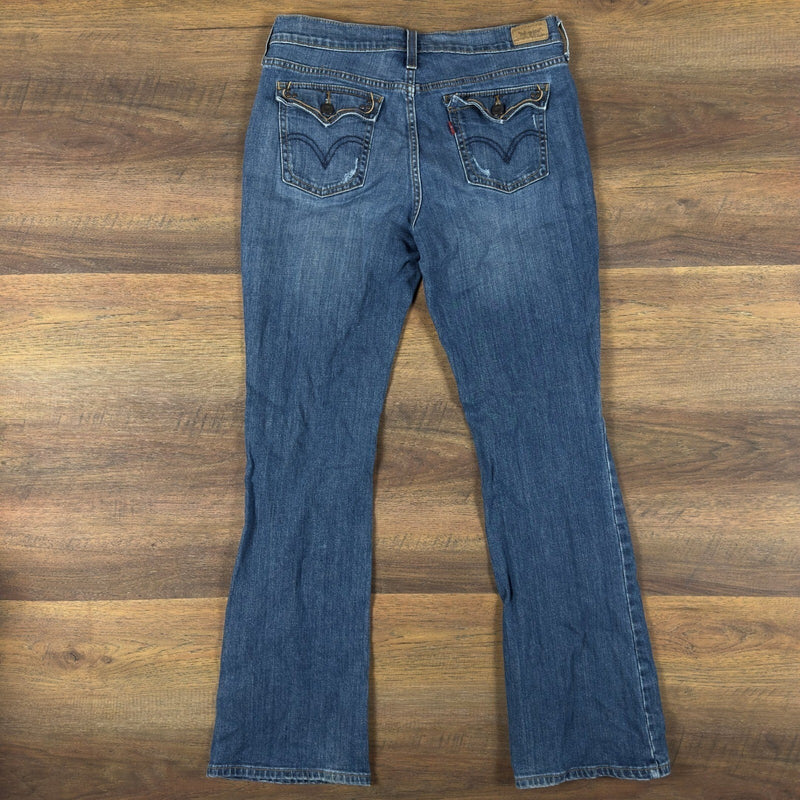 Y2K Levis 515 Bootcut Flare Jeans Womens 12M Medium Wash