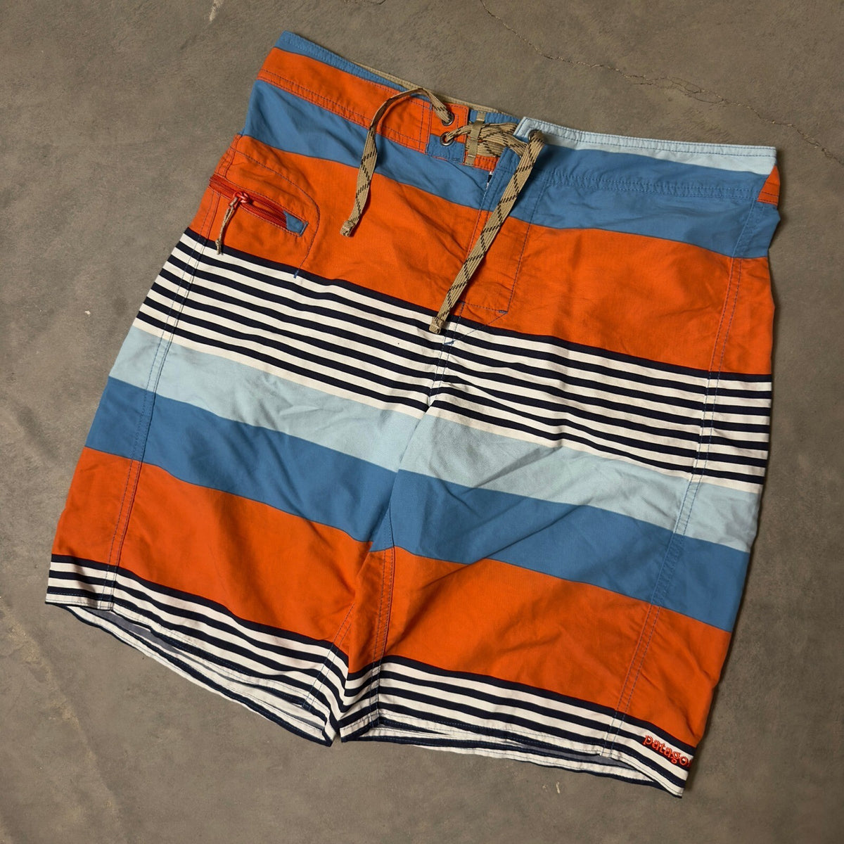 Patagonia Board Shorts Mens 32 Striped Surf