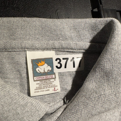 Vintage Cotton Deluxe Glacier Polo Mens L Gray