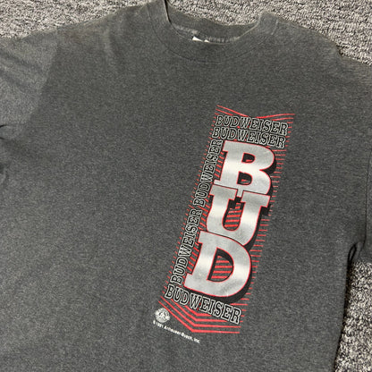Vintage 1991 Budweiser BUD Anheuser Busch Tee Mens L