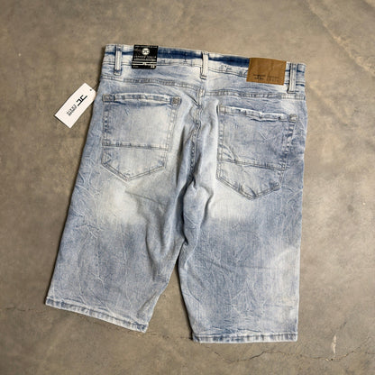 NWT Jordan Craig Denim Shorts Mens 32 Blue Baggy Streetwear