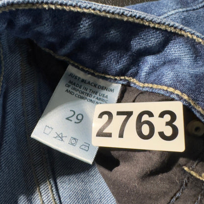 Just Black Denim High Rise Skinny Jeans Womens 29 Blue USA