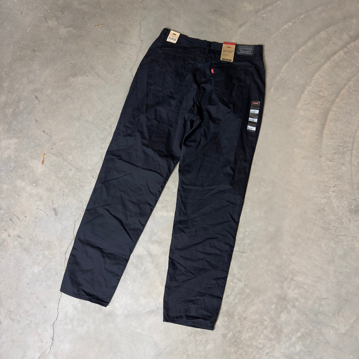 Levi's High Waisted Mom Jeans Womens 32x30 Black Baggy 90s