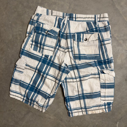 Vintage Machine Custom Co Cargo Shorts Mens 32 Baggy Y2K