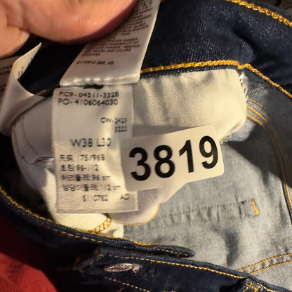 NWT Levi's 511 Slim Jeans Mens 38x30 Dark Indigo Stretch