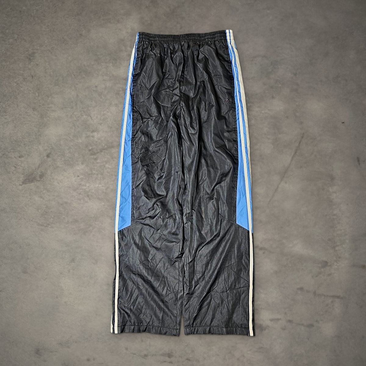 Vintage Energy Zone Track Pants Mens L Gray Blue Baggy