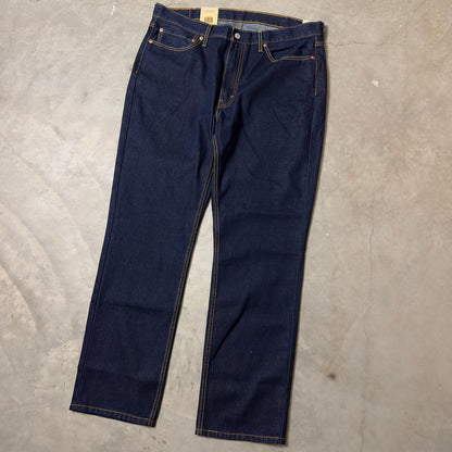 NWT Levi's 514 Straight Jeans Mens 38x32 Indigo Rinse
