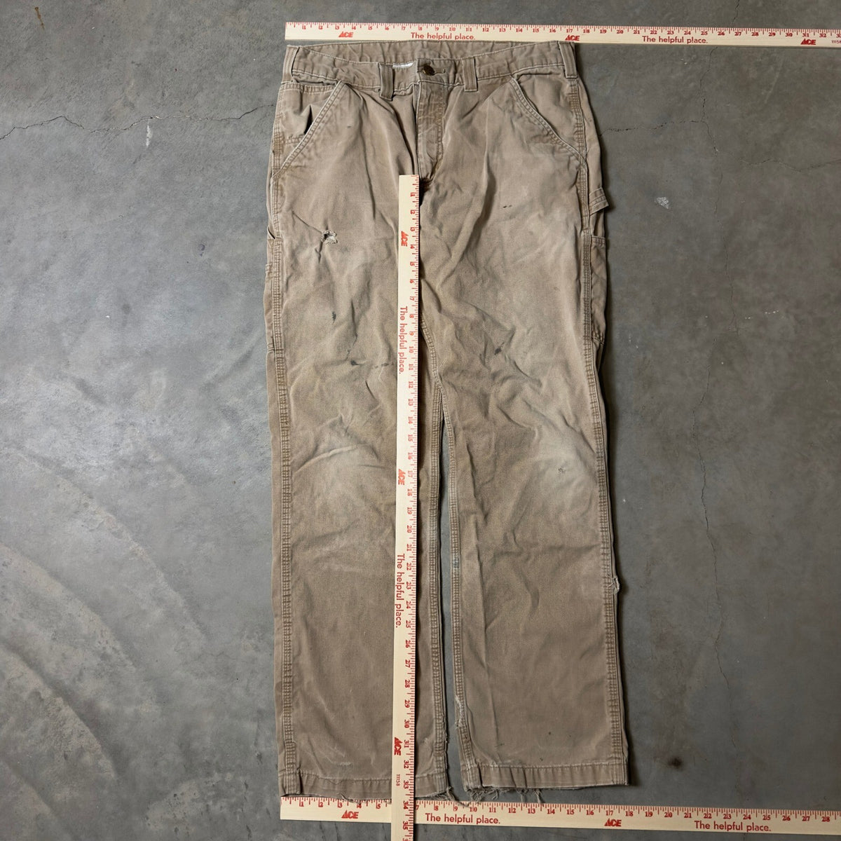 Vintage Carhartt Carpenter Pants Mens 36x32 Baggy B324