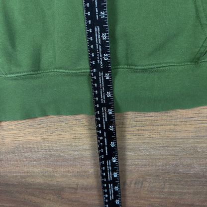 The North Face Mens Green Camo Logo Pullover Hoodie Sweatshirt Size Medium
