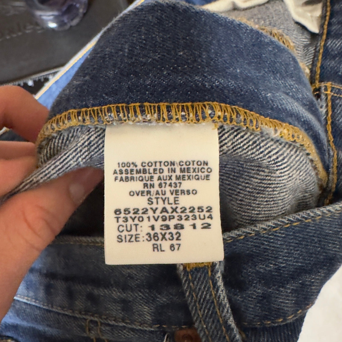 Vintage 90s Polo Ralph Lauren Baggy Jeans Mens 36x32 RL 67