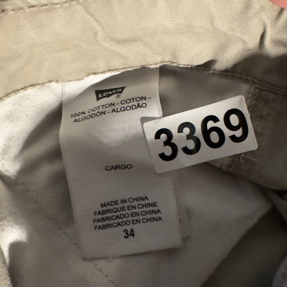 Levi's Cargo Shorts Mens 34 Khaki Baggy Streetwear Utility