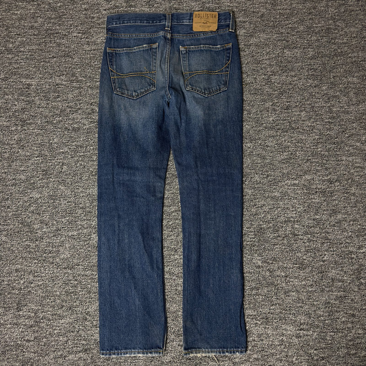 Y2K Hollister Slim Straight Jeans Mens 29x30 Med Wash