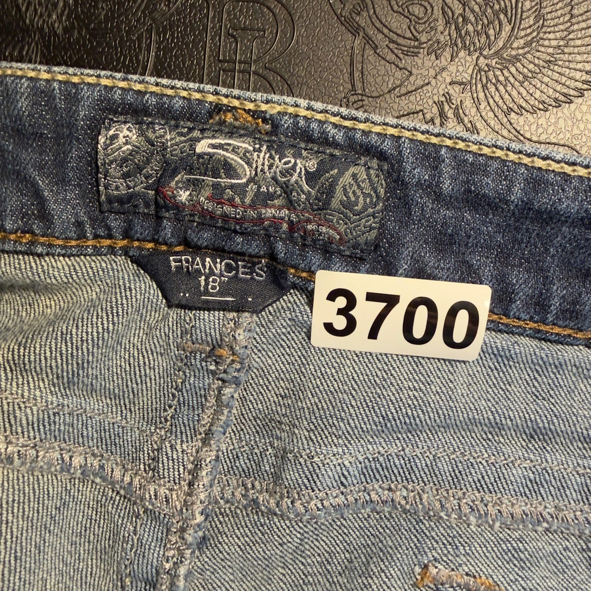 Silver Jeans Frances Baggy Bootcut Womens 18 Blue