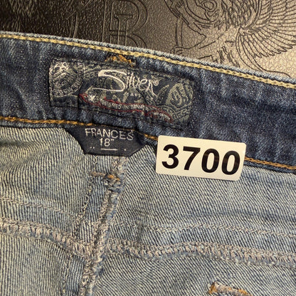 Silver Jeans Frances Baggy Bootcut Womens 18 Blue