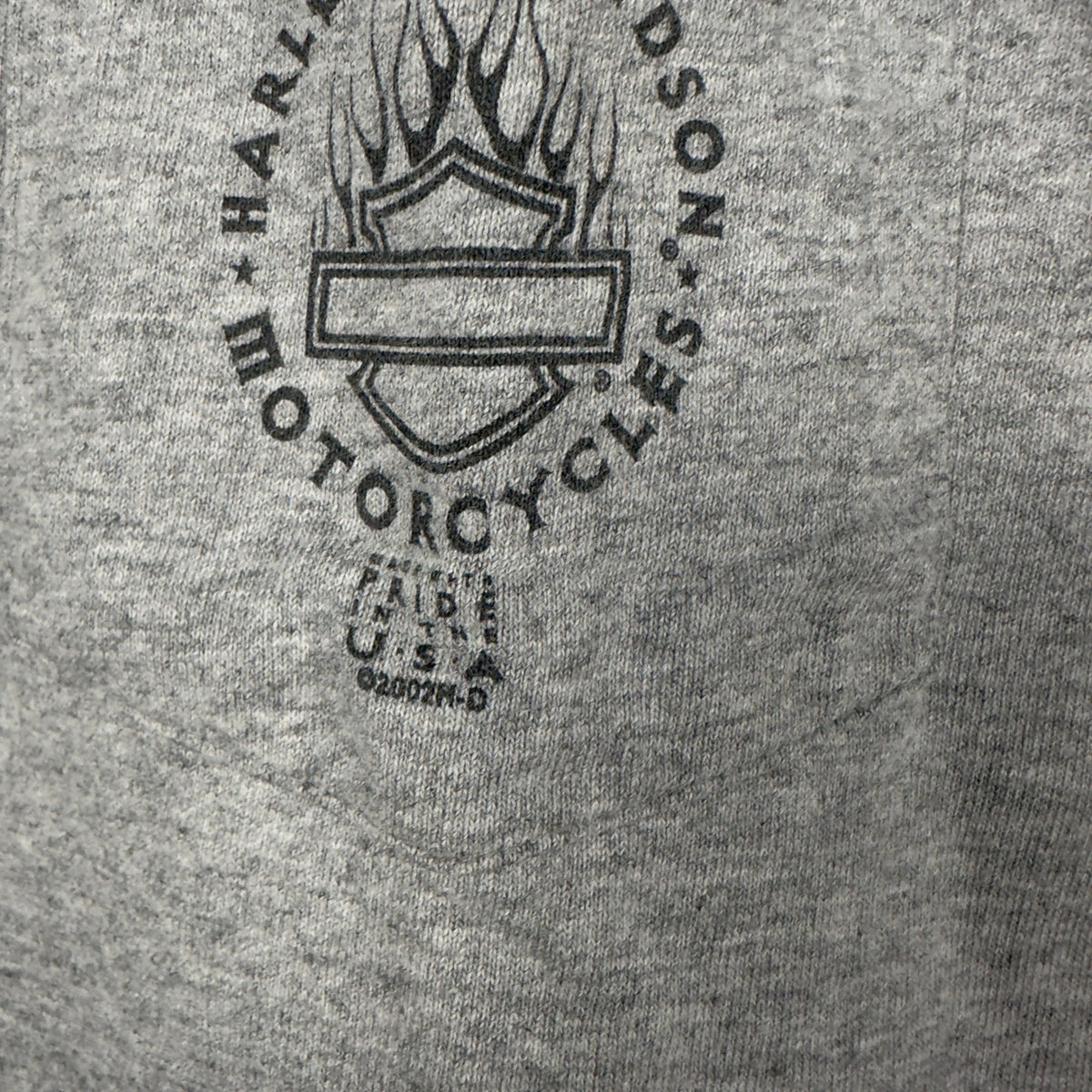 Vintage 2002 Harley Davidson Long Sleeve Tee Womens 2X Grey