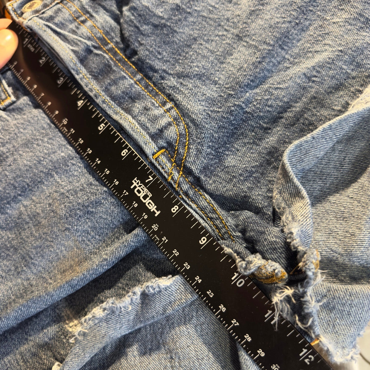 Levi's Premium 501 Original Denim Shorts Womens 27 Blue