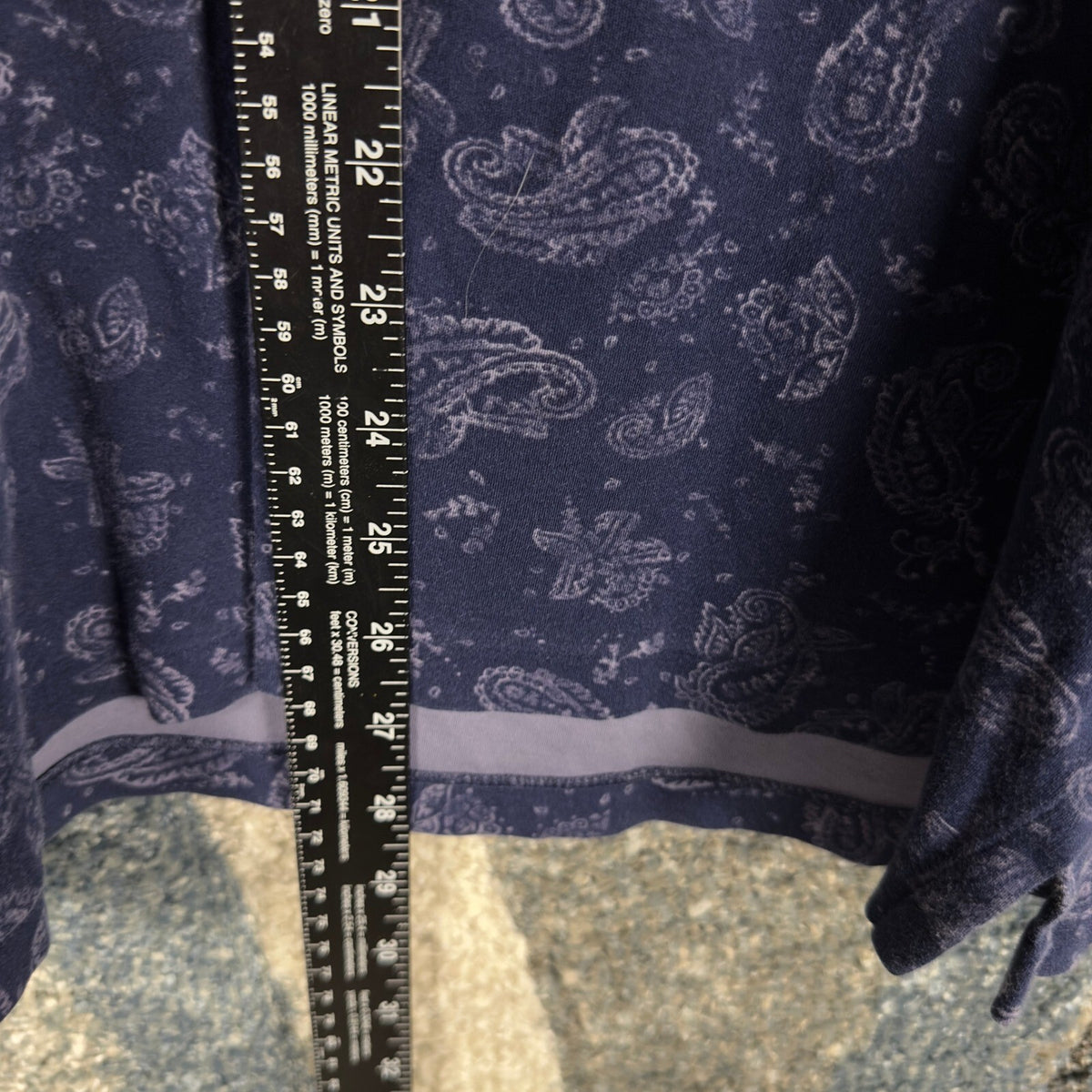 Polo Ralph Lauren Paisley Polo Shirt Mens XL Navy Preppy