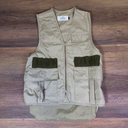 RedHead Mens Hunting Field Vest Tan Canvas Zip Up Sz S
