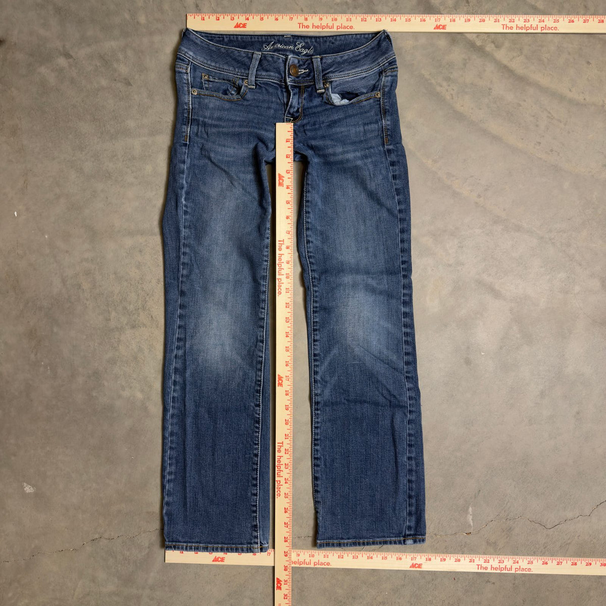 American Eagle Slim Boot Jeans Womens 0 Blue