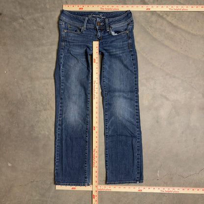 American Eagle Slim Boot Jeans Womens 0 Blue