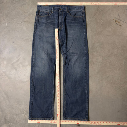 Vintage Y2K Levi's 505 Regular Jeans Mens 38x32 Dark Wash