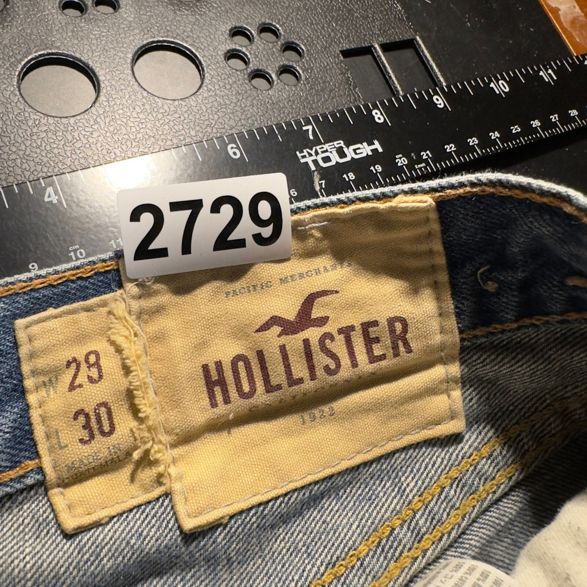 Y2K Hollister Straight Leg Jeans Mens 29x30 Blue